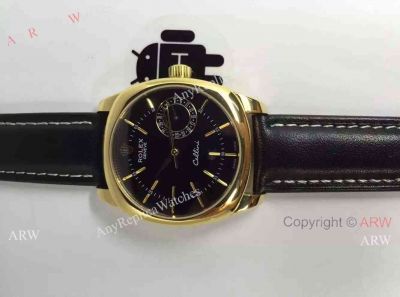New Replica Rolex Cellini watch Gold Case Black Face Swiss Grade